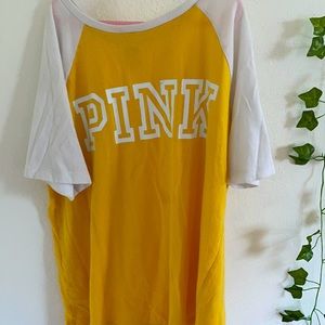 Yellow PINK t-shirt | Medium |